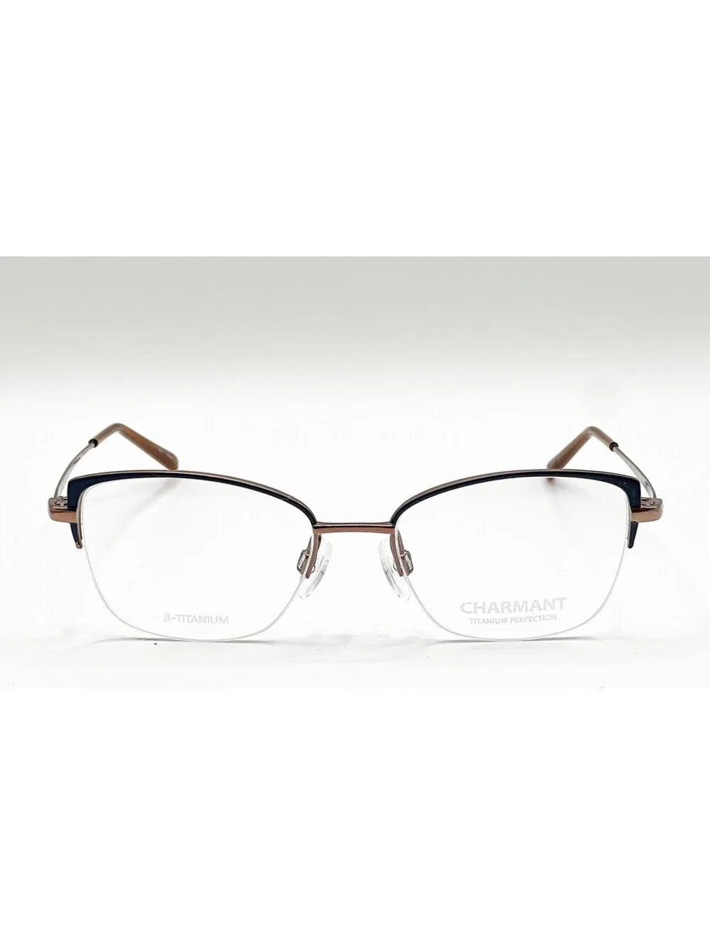 Charmant CH29222 GR Gray Cat Eye Authentic Eyeglass Frames 51-17-140